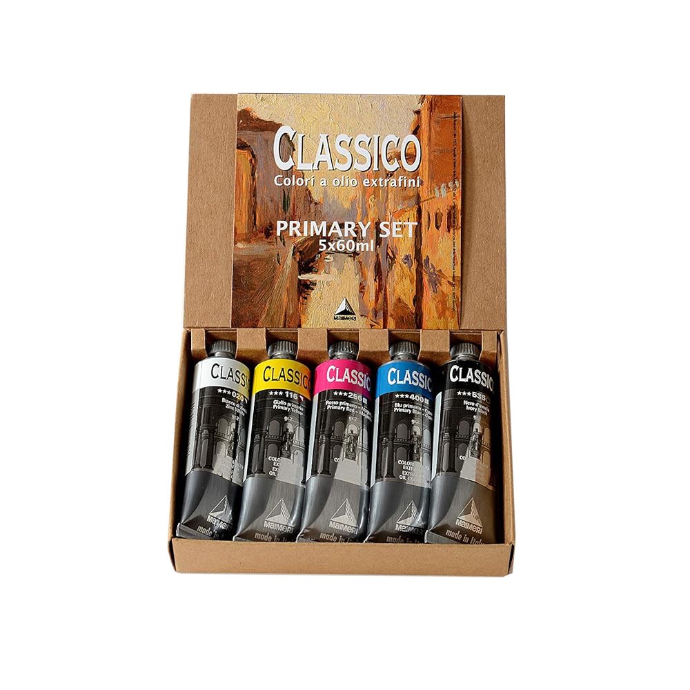 Zestaw farb olejnych Classico - Maimeri - 5 x 60 ml