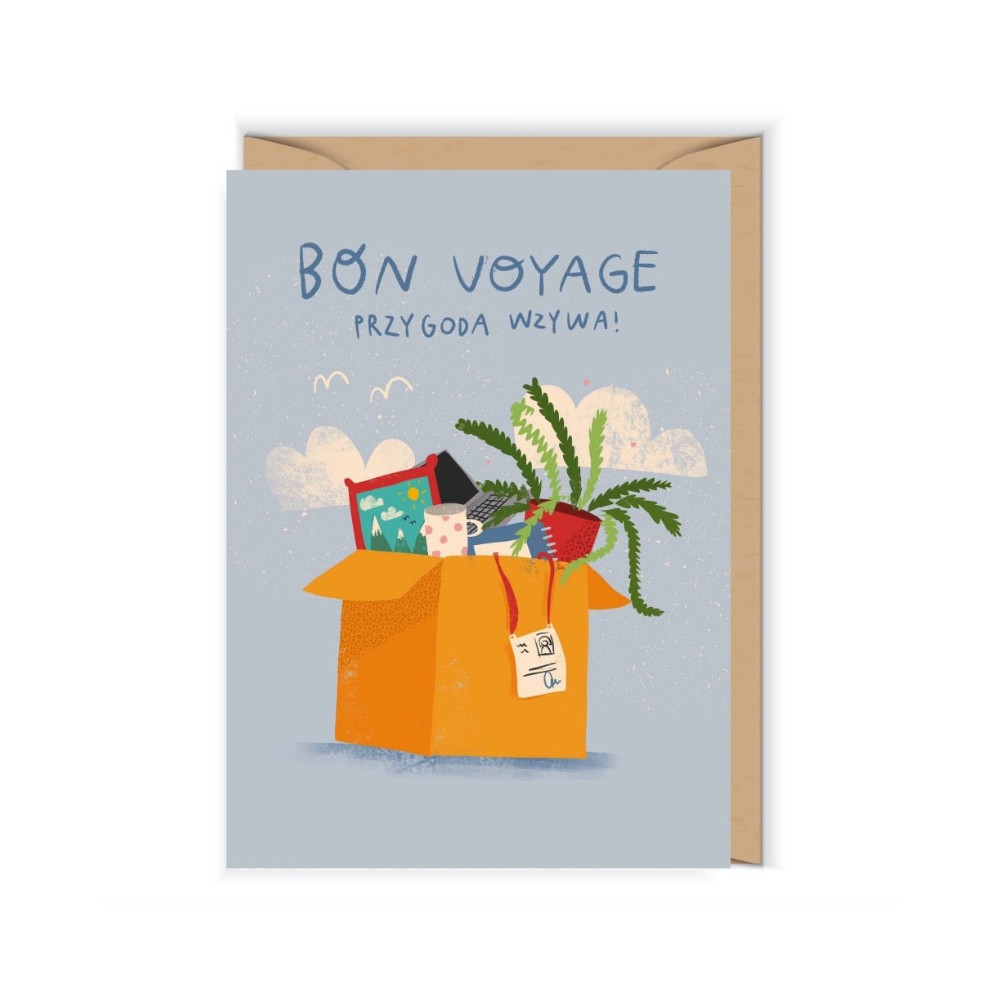 Greeting card 12 x 17 cm - Cudowianki - Bon Voyage