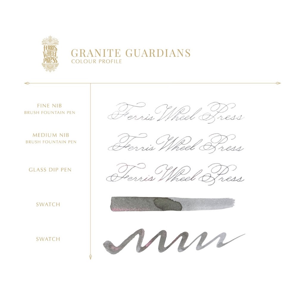 Atrament FerriTales Bestiary Series - Ferris Wheel Press - Granite Guardians, 20 ml