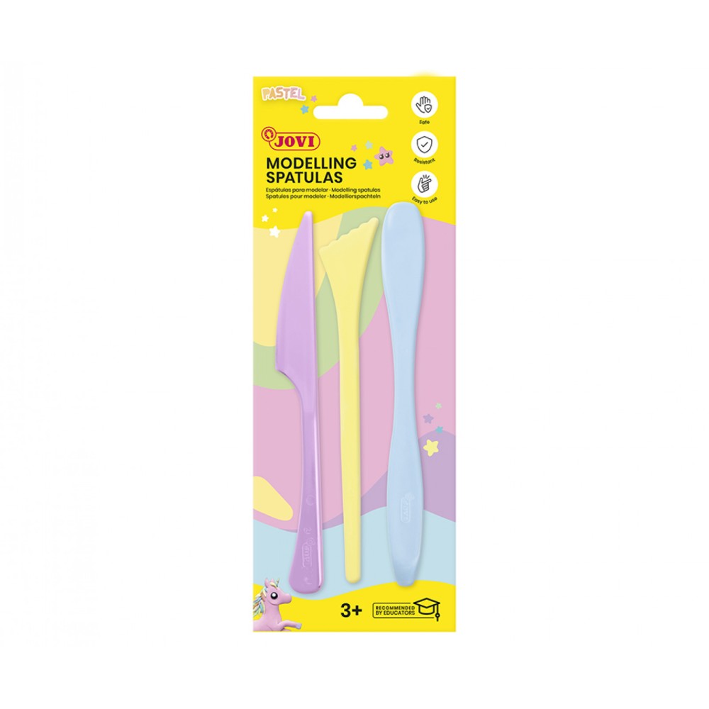 Set of modelling spatulas for modeling clay - Jovi - 3 pcs.