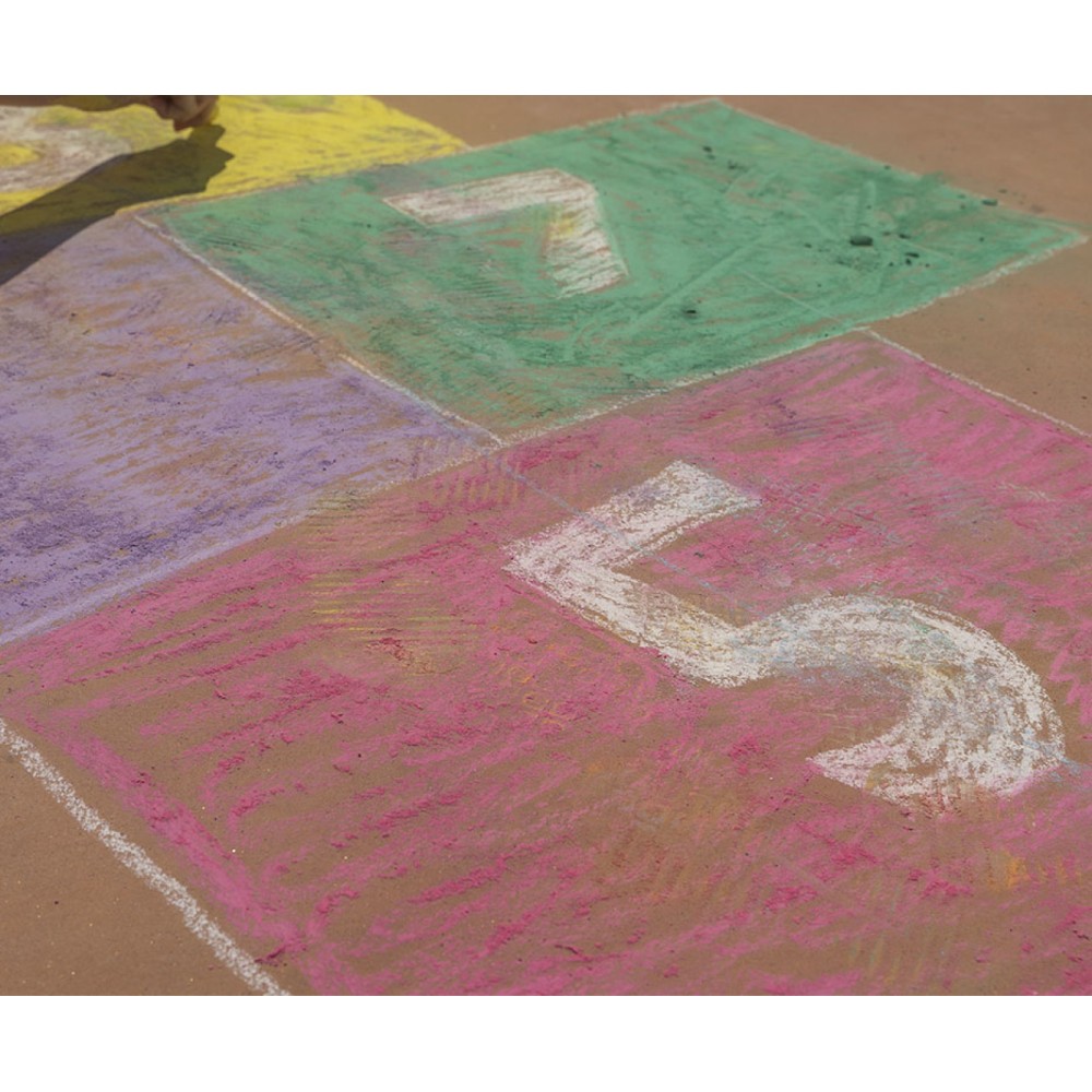 Street Jumbo chalk - Jovi - white 3 pcs.