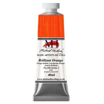 Farba olejna - Michael Harding - 246, Brilliant Orange, 40 ml