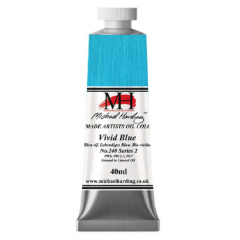 Farba olejna - Michael Harding - 240, Vivid Blue, 40 ml