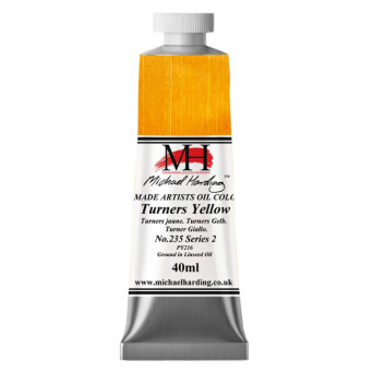 Farba olejna - Michael Harding - 235, Turner’s Yellow, 40 ml