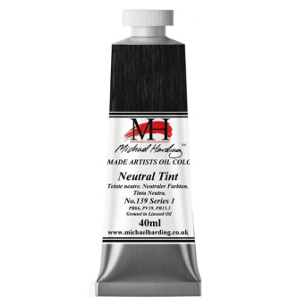 Oil paint - Michael Harding - 139, Neutral Tint, 40 ml