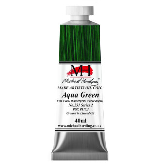 Oil paint - Michael Harding - 251, Aqua Green, 40 ml