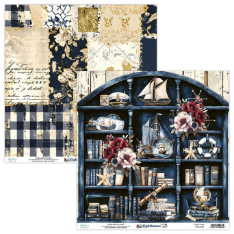 Scrapbooking paper 30,5 x 30,5 cm - Mintay - Lighthouse 02