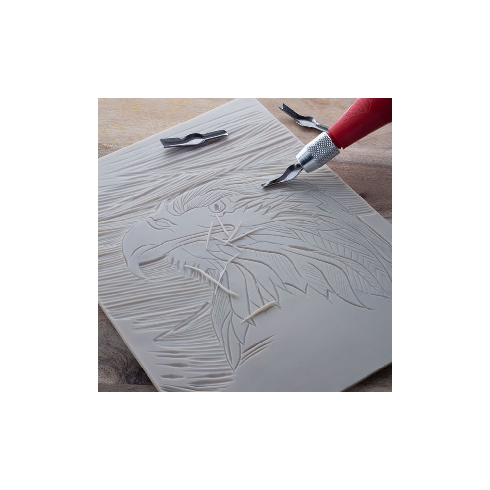 Printmakers Craving Blocks SoftCut - Essdee - 75 x 75 x 3 mm, 10 pcs.