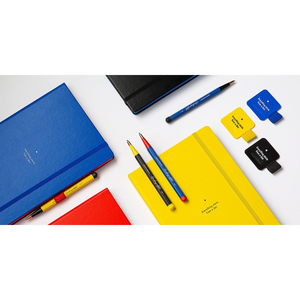 Ołówek Drehgriffel Nr. 2 Bauhaus - Leuchtturm1917 - Red/Royal Blue, 0,7 mm, HB