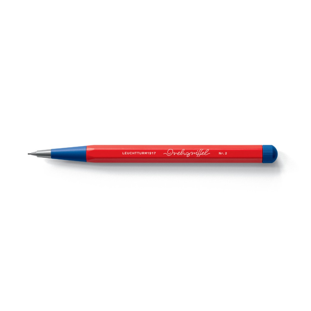 Drehgriffel Nr.2 Bauhaus pencil - Leuchtturm1917 - Red/Royal Blue, 0,7 mm, HB