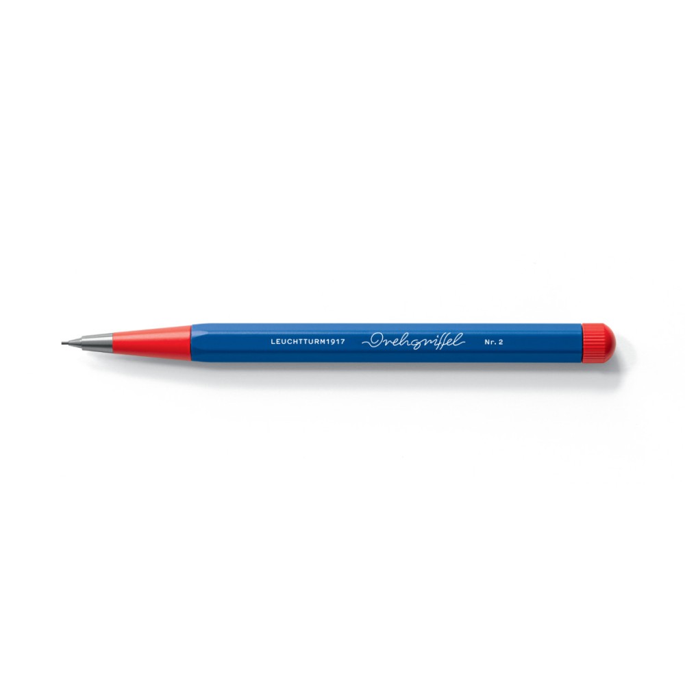 Drehgriffel Nr.2 Bauhaus pencil - Leuchtturm1917 - Royal Blue/Red, 0,7 mm, HB