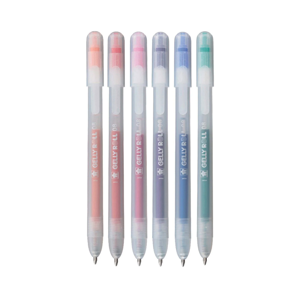 Set of Gelly Roll Stardust pens - Sakura - 0,45 mm, 6 pcs.