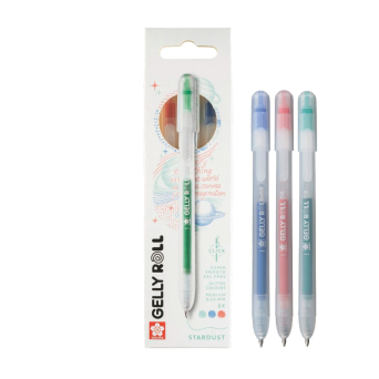 Set of Gelly Roll Stardust 3A pens - Sakura - 0,45 mm, 3 pcs.