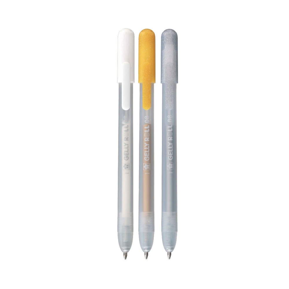 Set of Special Gelly Roll Gel 3A pens - Sakura - 0,45 mm, 3 pcs.