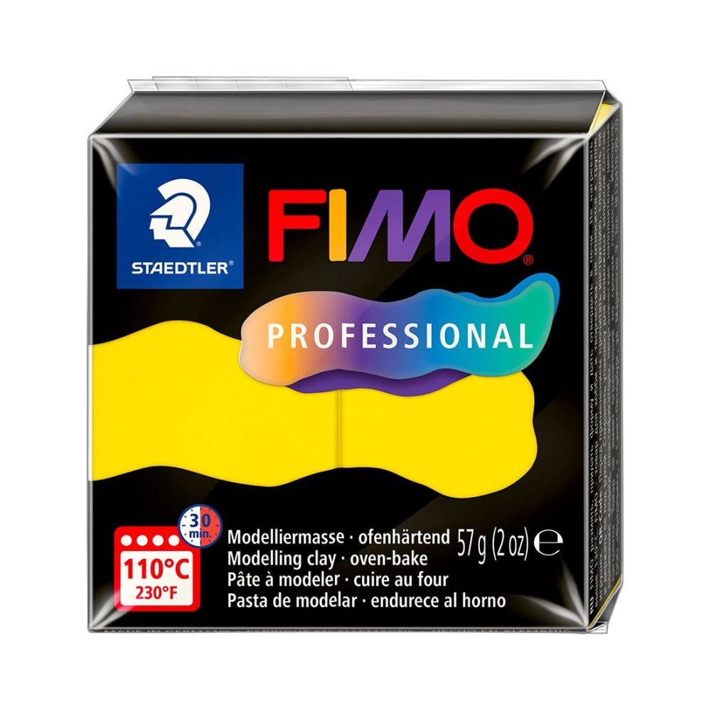 Fimo Professional modelling clay - Staedtler - True Yellow, 57 g