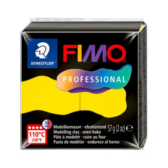 Fimo Professional modelling clay - Staedtler - True Yellow, 57 g