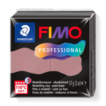Masa termoutwardzalna Fimo Professional - Staedtler - brudny róż, 57 g