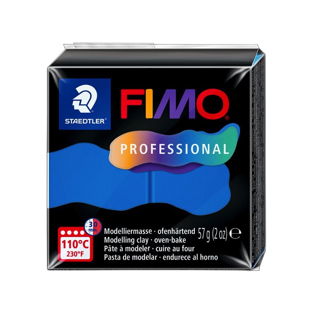 Masa termoutwardzalna Fimo Professional - Staedtler - niebieska, 57 g