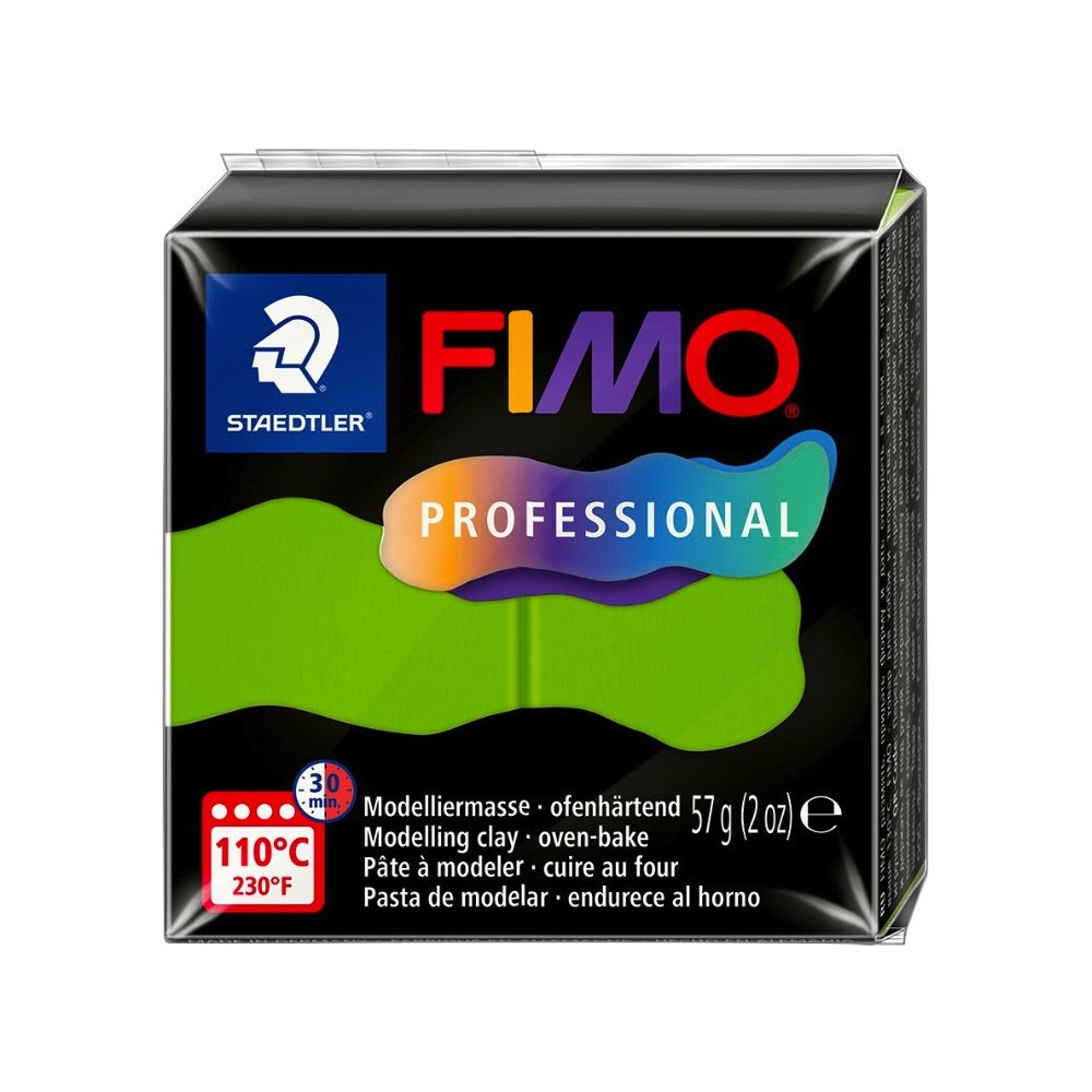 Masa termoutwardzalna Fimo Professional - Staedtler - jasnozielona, 57 g