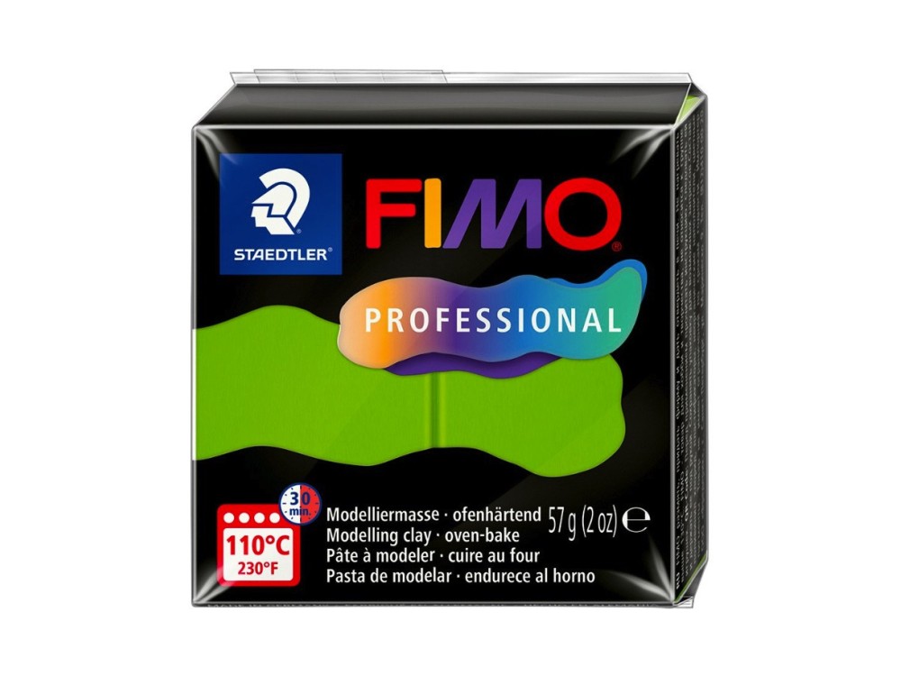 Masa termoutwardzalna Fimo Professional - Staedtler - jasnozielona, 57 g