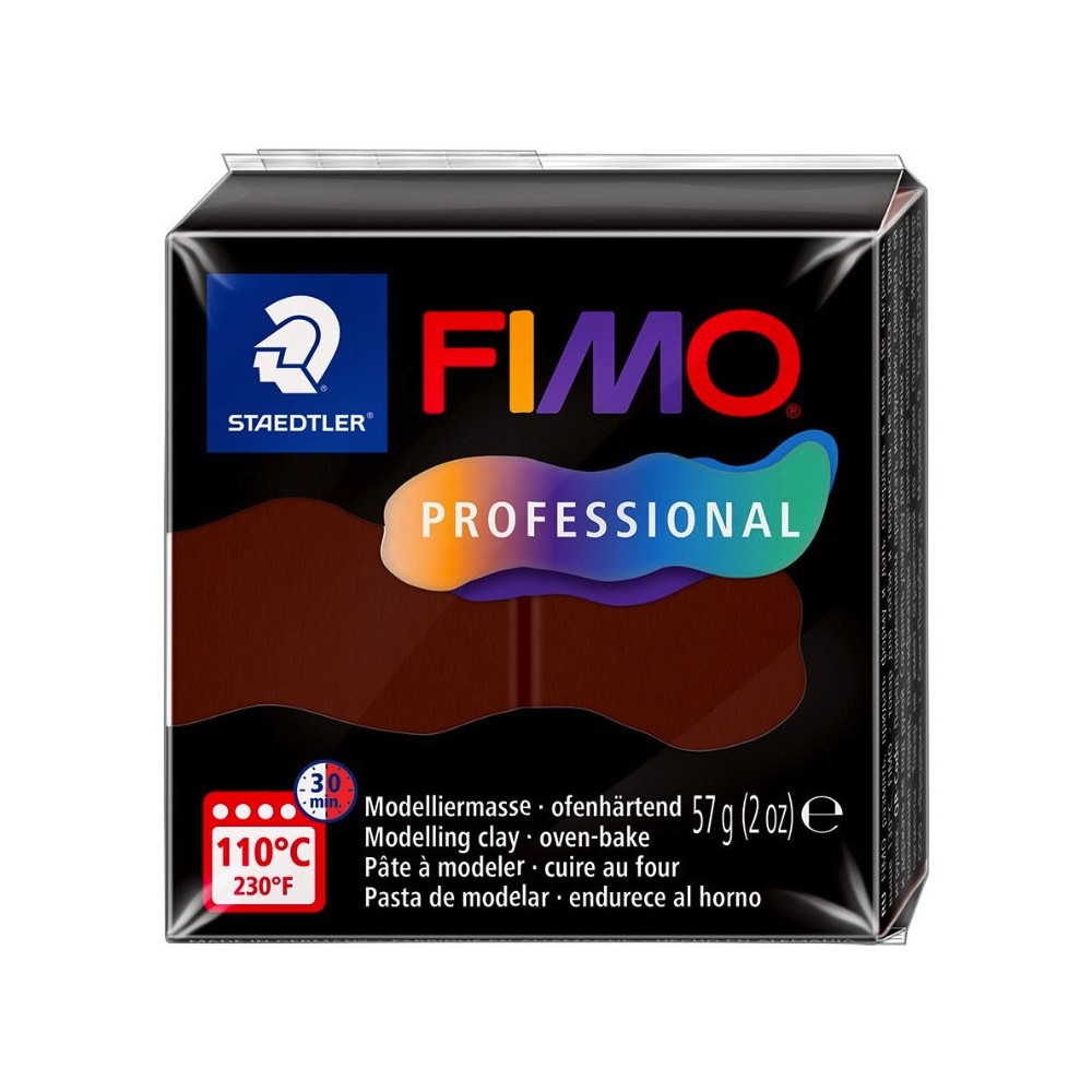 Masa termoutwardzalna Fimo Professional - Staedtler - czekoladowa, 57 g