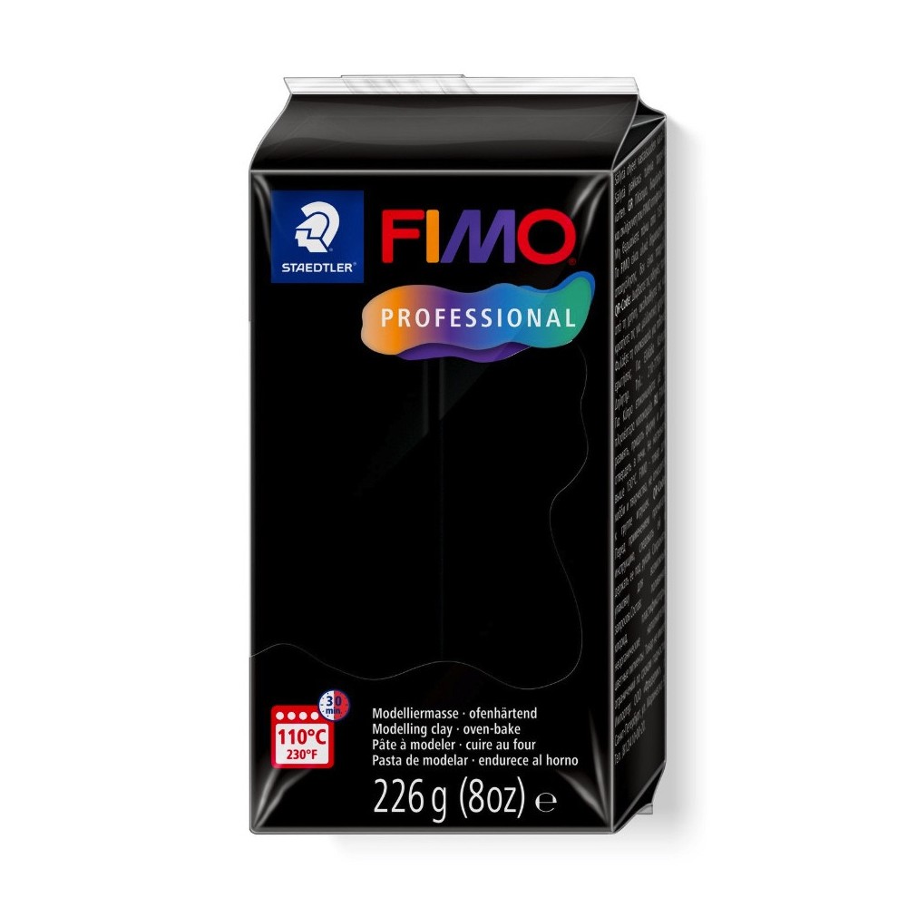 Masa termoutwardzalna Fimo Professional - Staedtler - czarna, 226 g