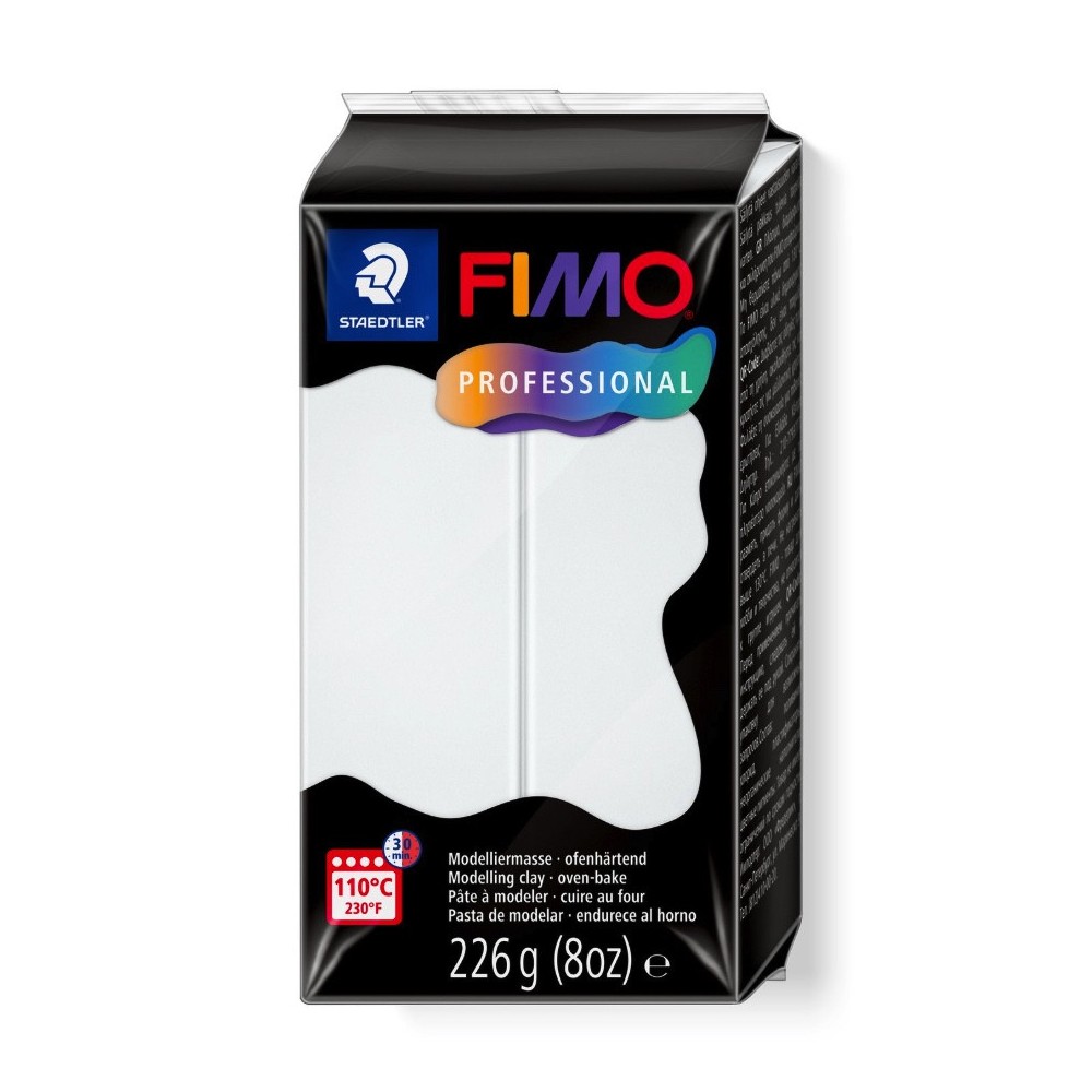 Masa termoutwardzalna Fimo Professional - Staedtler - biała, 226 g