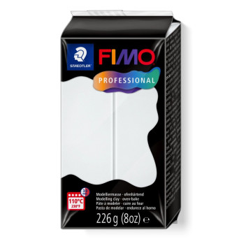 Masa termoutwardzalna Fimo Professional - Staedtler - biała, 226 g