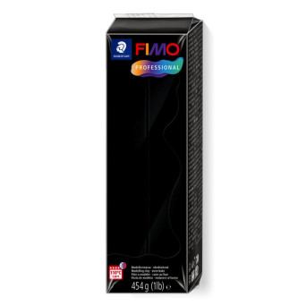 Masa termoutwardzalna Fimo Professional - Staedtler - czarna, 454 g