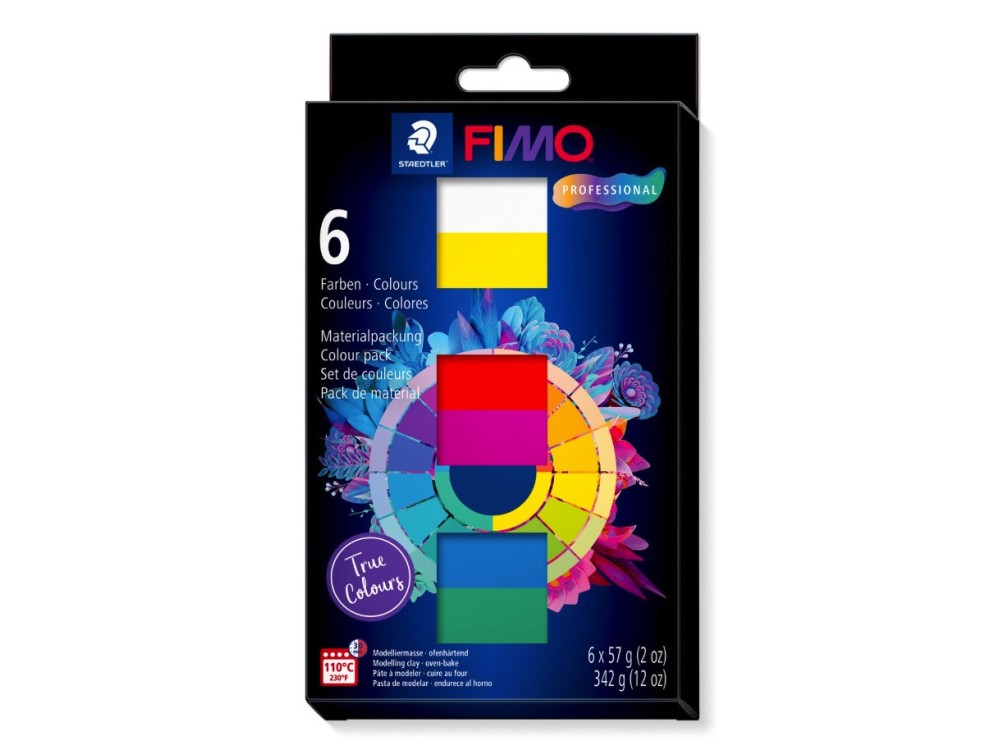 Fimo Professional True Colors modelling clay - Staedtler - 6 x 57 g
