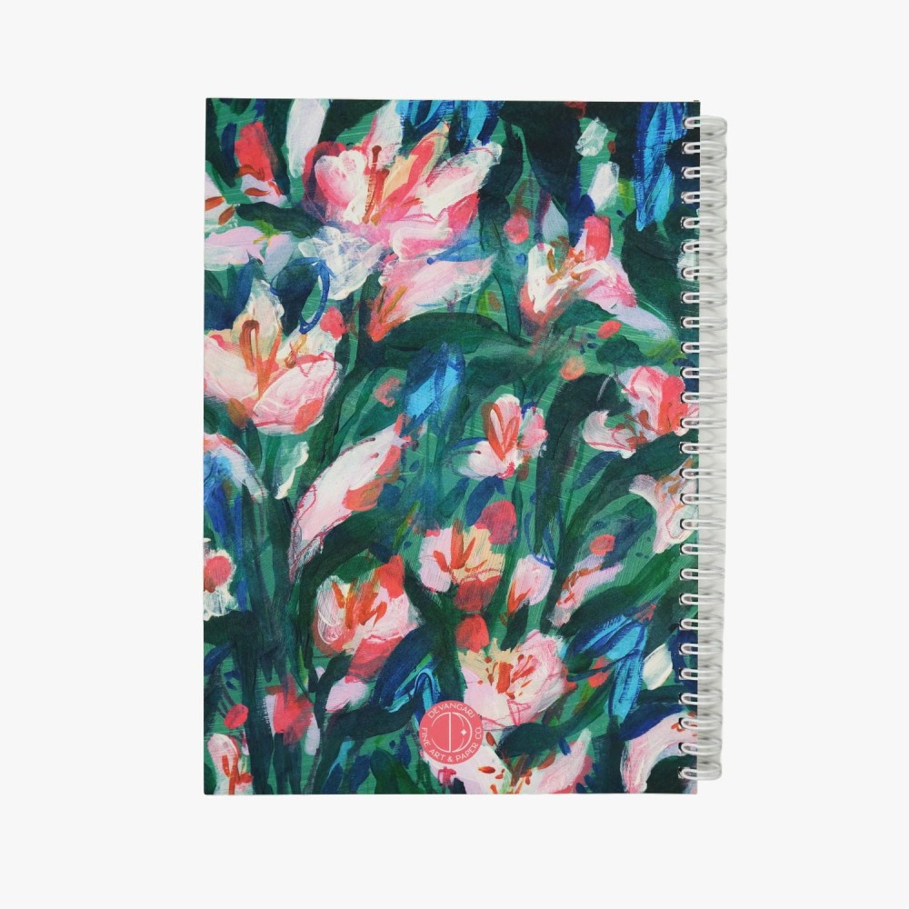 Spiral dotted notebook Spring Flowers B5 - Devangari - softcover, 120 g/m2