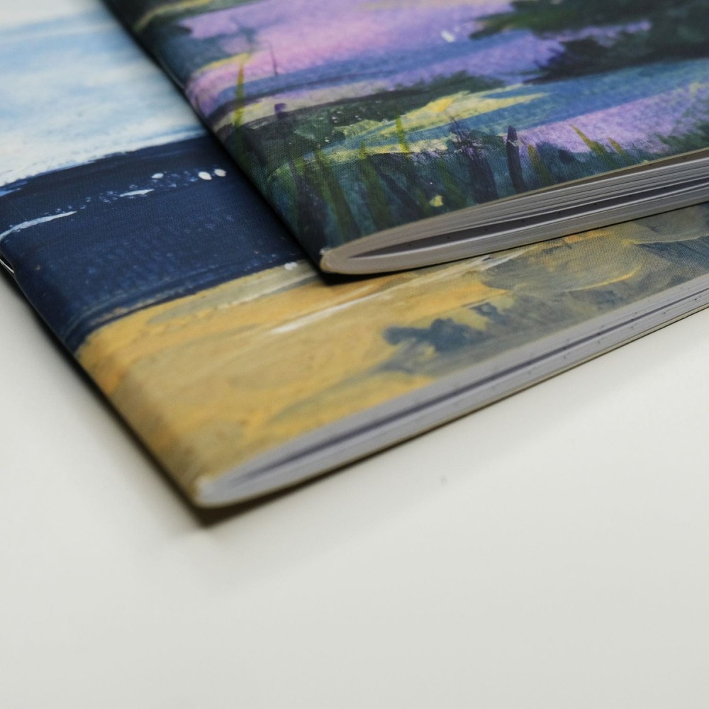 Set of dotted notebooks Serenity & Baltic A5 - Devangari - softcover, 120 g/m2, 2 pcs.