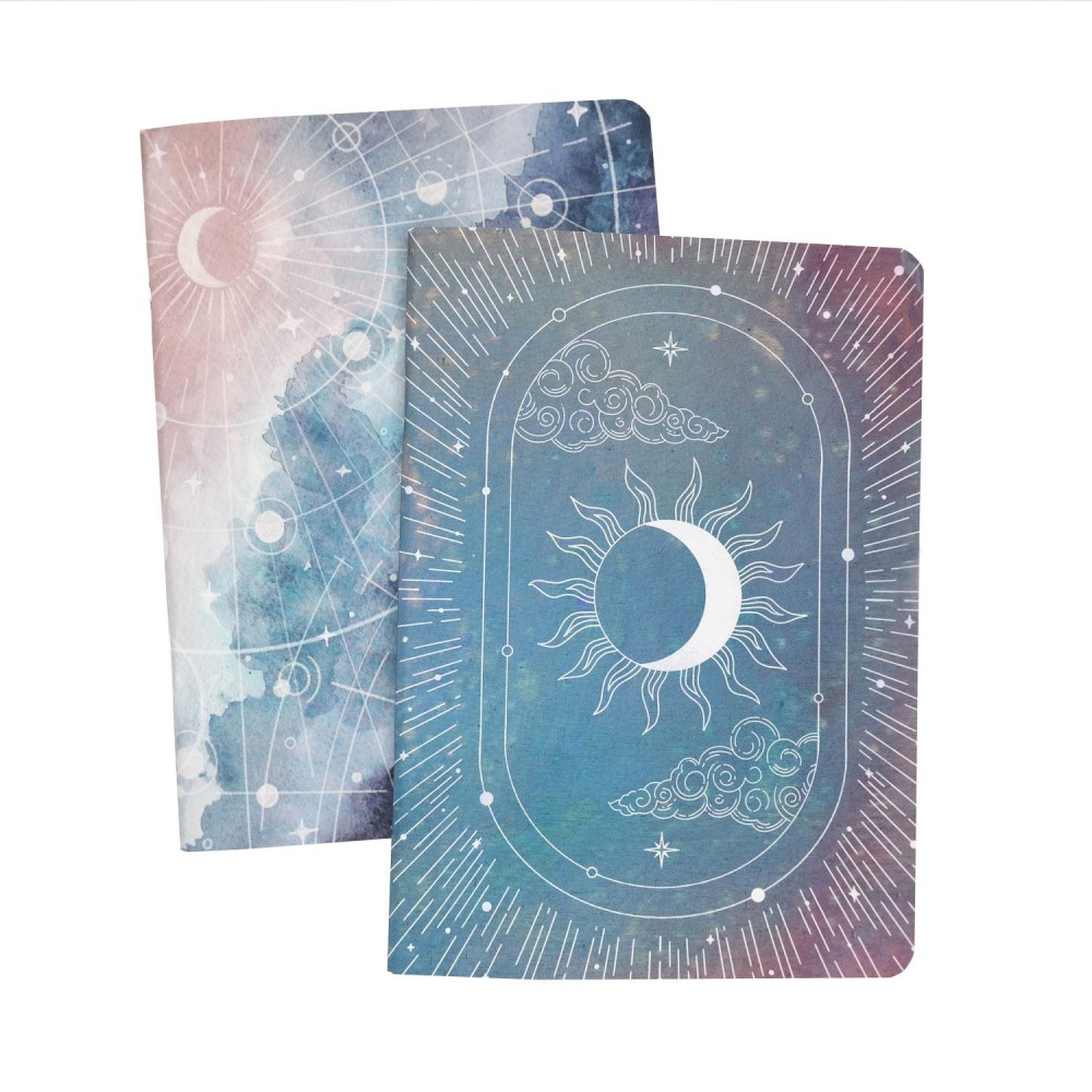 Set of dotted notebooks Celestial & Universe A5 - Devangari - softcover, 120 g/m2, 2 pcs.