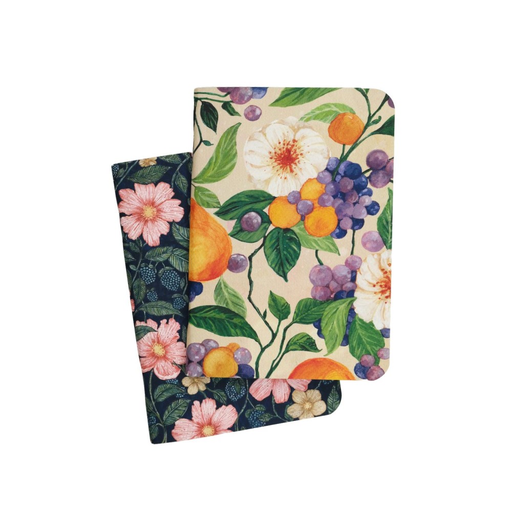 Set of mini dotted notebooks Blooming Orchard & Enchanted Garden B7 - Devangari - softcover, 120 g/m2, 2 pcs.