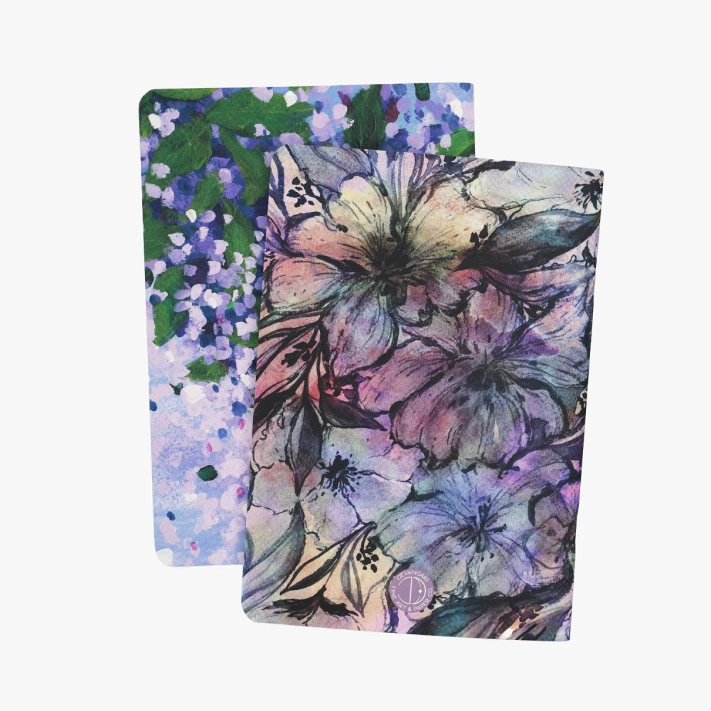 Set of dotted notebooks Lilac & Blossom B5 - Devangari - softcover, 120 g/m2, 2 pcs.