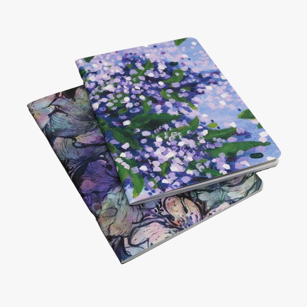 Set of dotted notebooks Lilac & Blossom B5 - Devangari - softcover, 120 g/m2, 2 pcs.