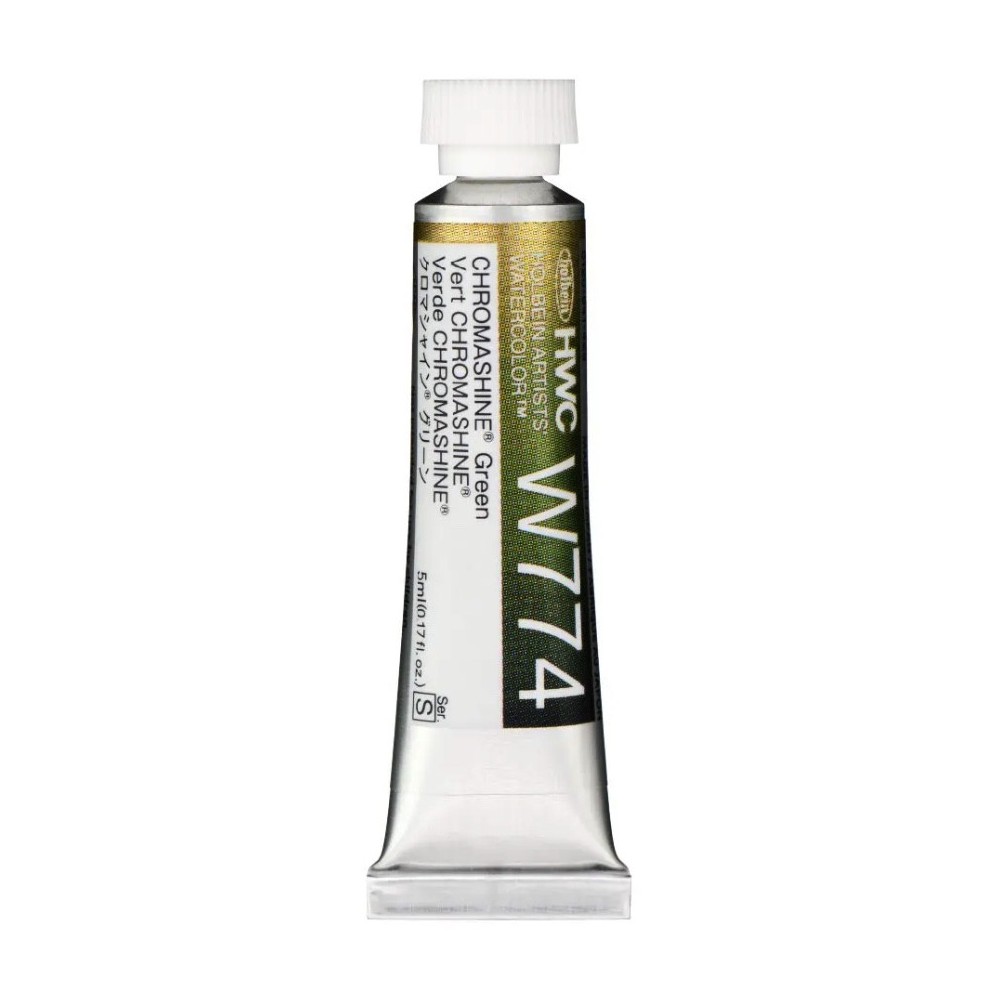 Artists' Watercolor paint - Holbein - Chromashine Green, 5 ml