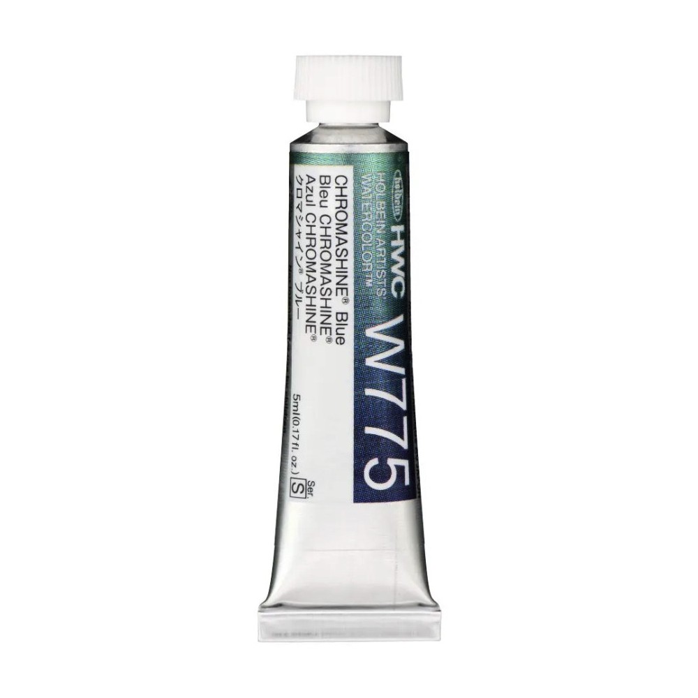 Artists' Watercolor paint - Holbein - Chromashine Blue, 5 ml