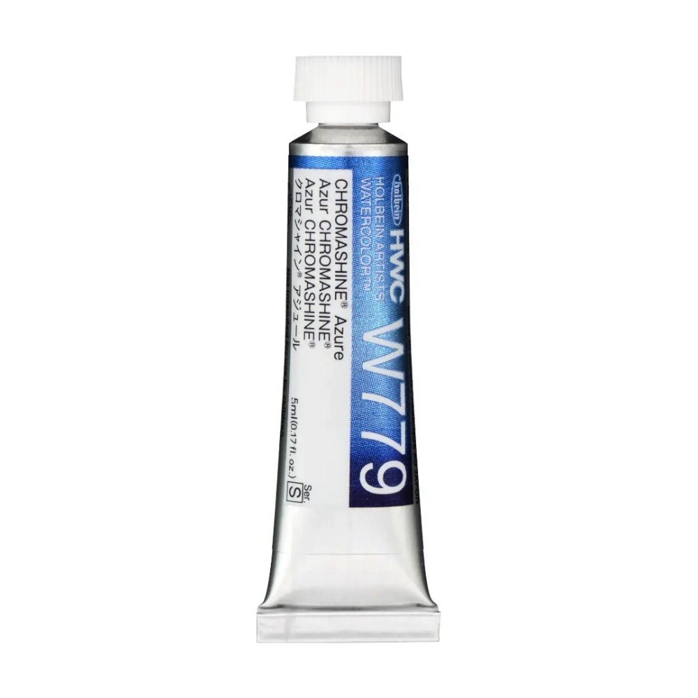 Artists' Watercolor paint - Holbein - Chromashine Azure, 5 ml