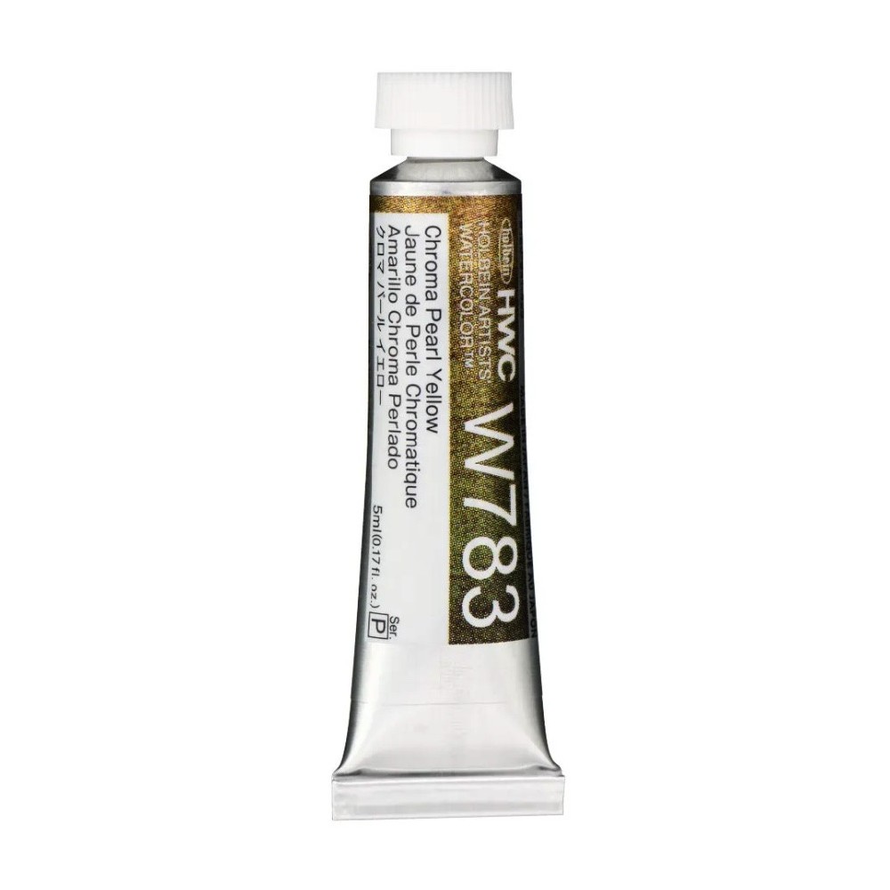 Artists' Watercolor paint - Holbein - Chroma Pearl Yellow, 5 ml