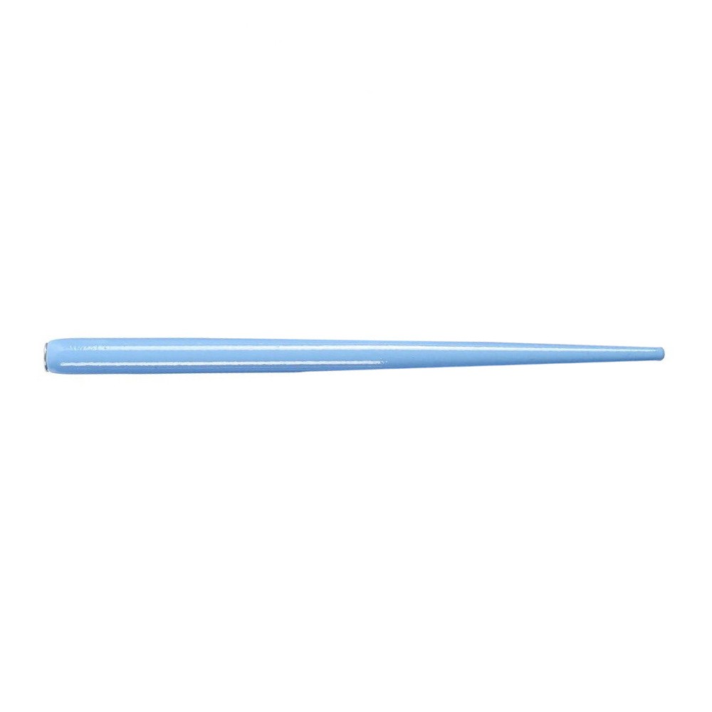 Wooden nib holder for calligraphy - straight, Baby Blue, 17 cm