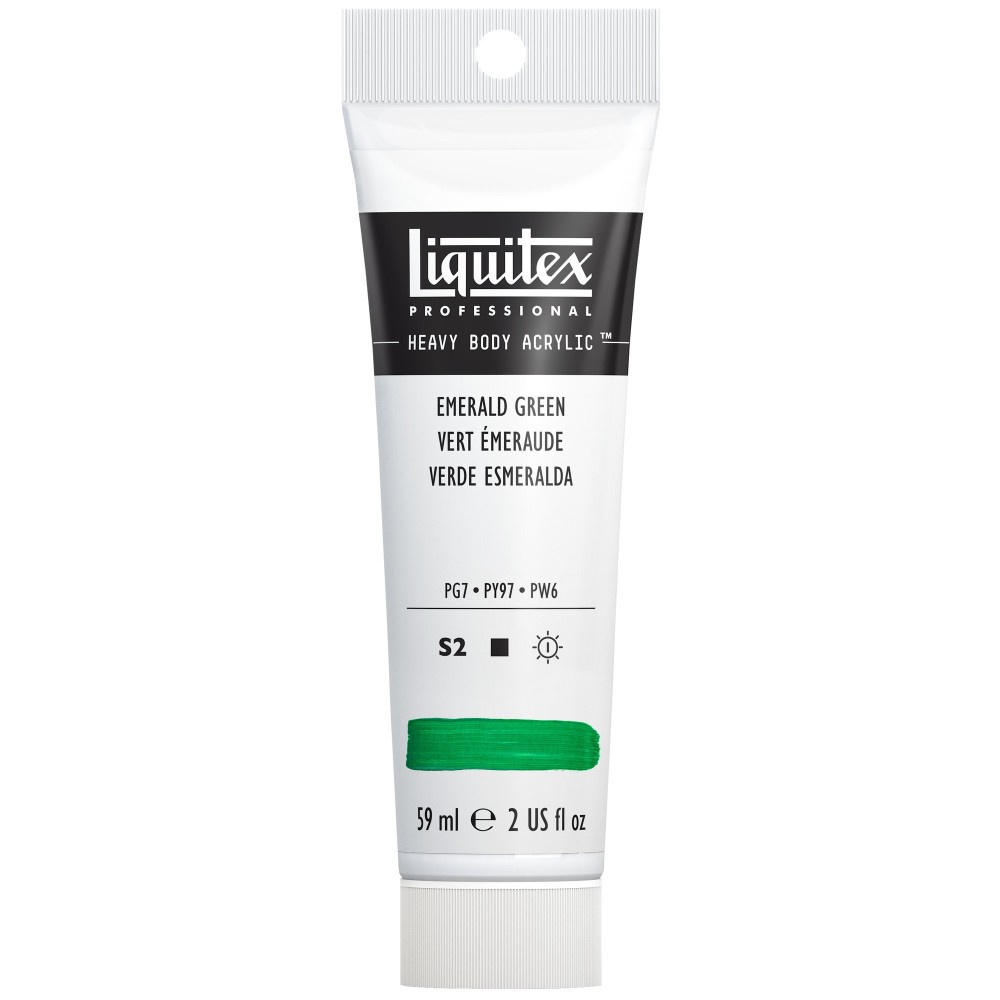 Farba akrylowa Heavy Body - Liquitex - Emerald Green, 59 ml