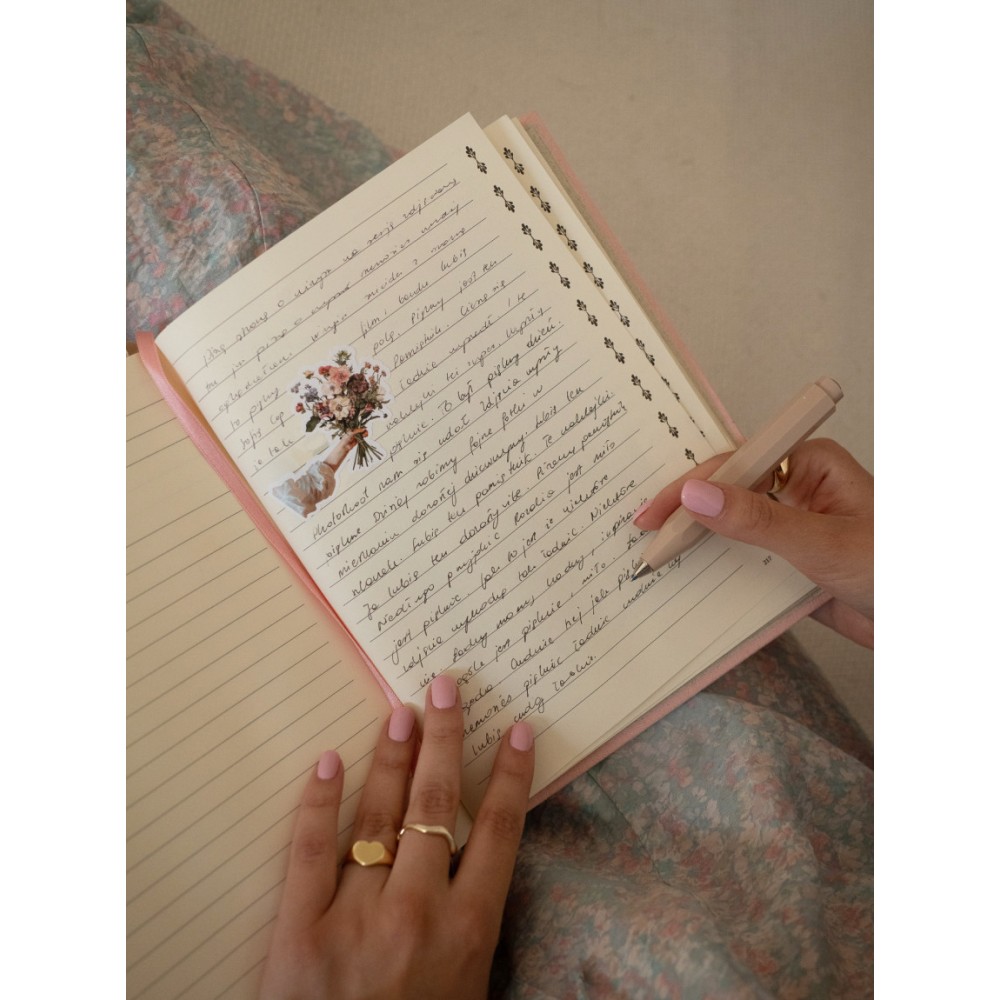 Diary 16 x 21 cm - Jaśnie plan - pink