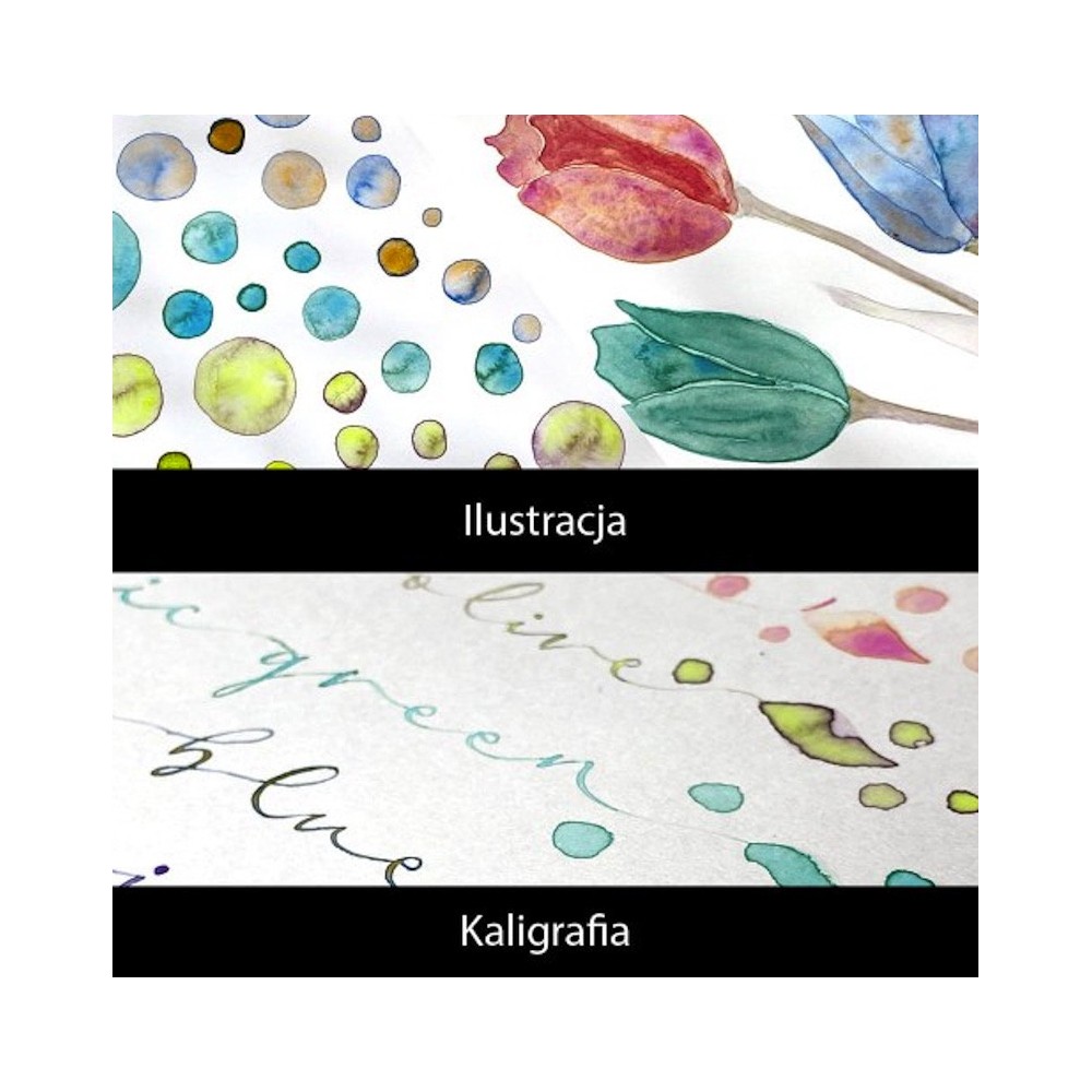 Zestaw farb akwarelowych Gansai Tambi Granulating 2 - Kuretake - 5 kolorów
