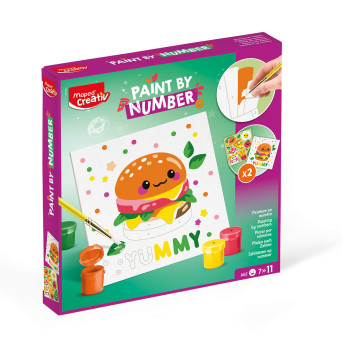 Zestaw do malowania po numerach - Maped - Yummy