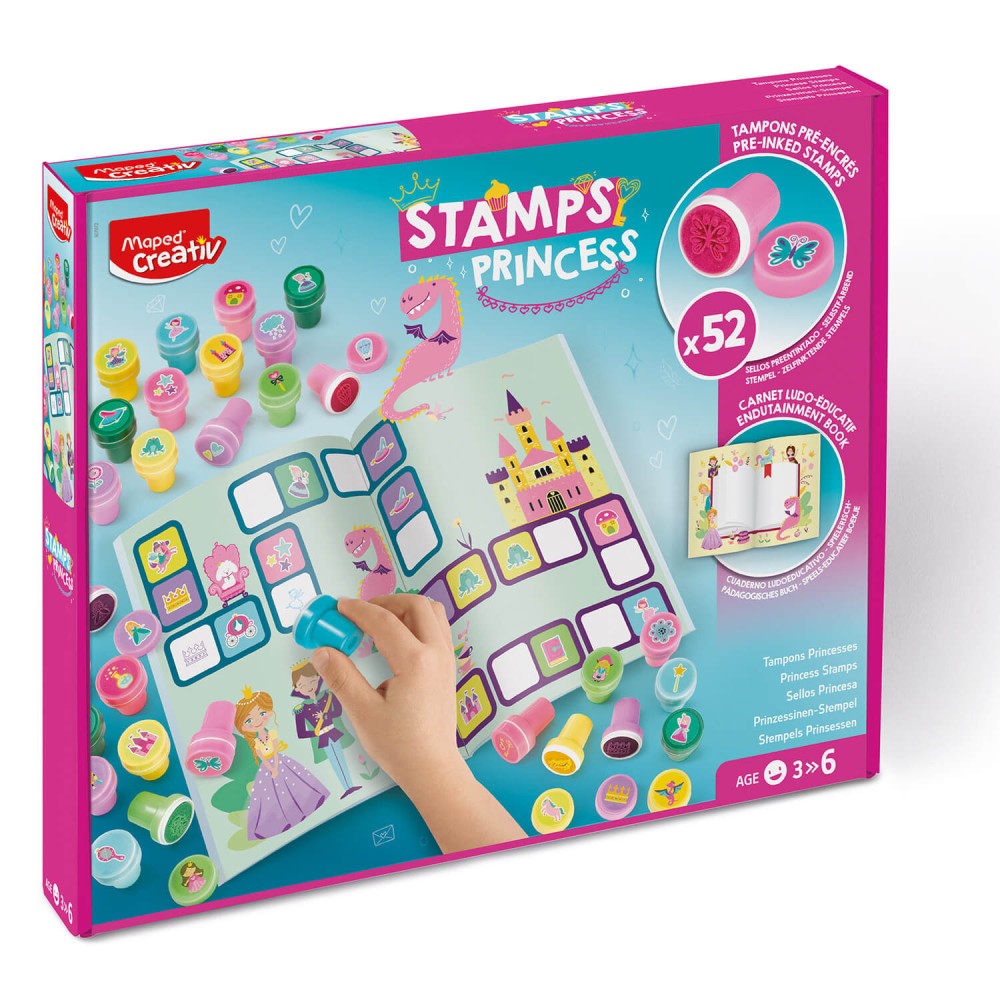 Zestaw stempelków Creativ - Maped - Świat Księżniczek