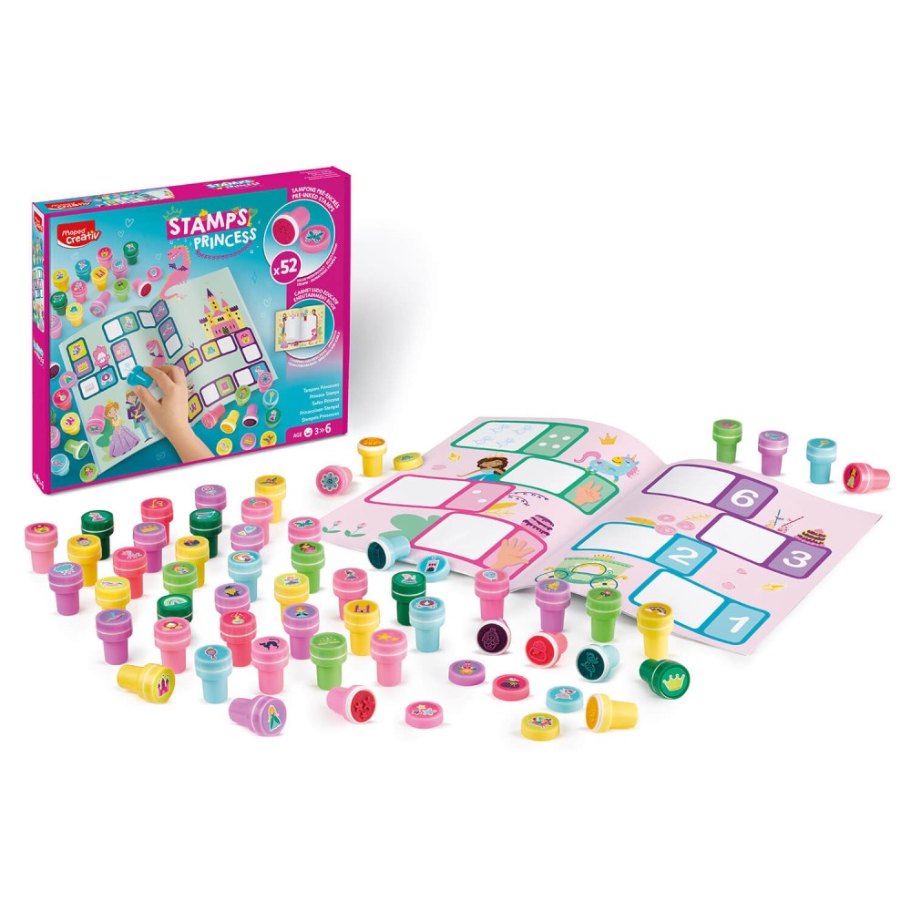 Zestaw stempelków Creativ - Maped - Świat Księżniczek