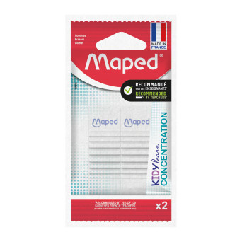 Zestaw gumek ołówkowych Kidy Learn Concentration - Maped - 2 szt.