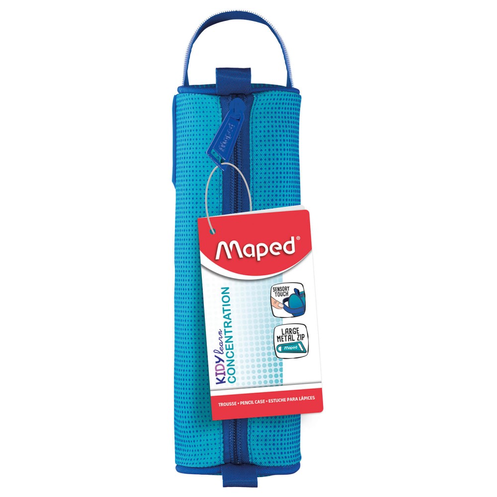 Pencil Case Kidy Learn Concentration - Maped - blue