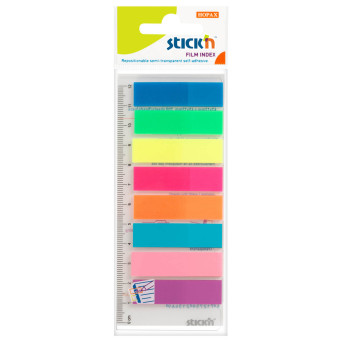 Repositionable self-adhesive film index Stick'N - colorful, 5 cm x 10 m